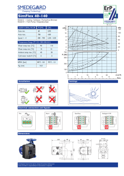 SimFlex 40-140 - Smedegaard Pumping