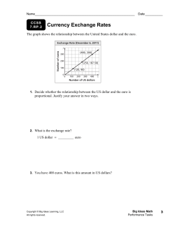 Currency Exchange Rates
