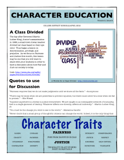 CHARACTER EDUCATION