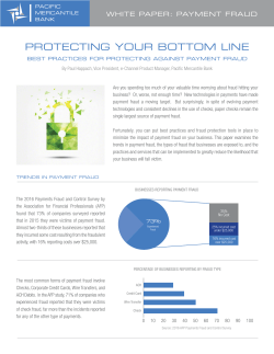 PROTECTING YOUR BOTTOM LINE