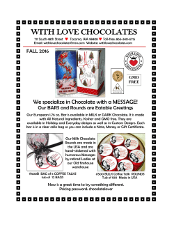 general catalog 2016 - With Love Chocolates