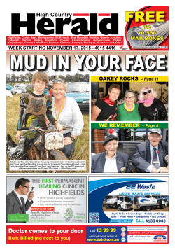 High Country News 17 November 2015