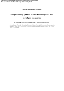 One-pot two-step synthesis of core&ndash;shell mesoporous silica coated