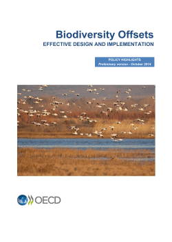 Biodiversity Offsets