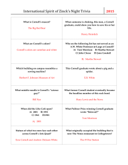 International Zinck`s Night Cornell Trivia