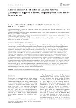 Analysis of rDNA ITS1 indels in