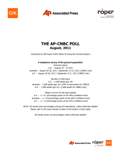 THE AP-CNBC POLL - The Associated Press