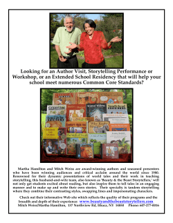 SchoolFlyer 09-16 - Beauty and the Beast Storytellers