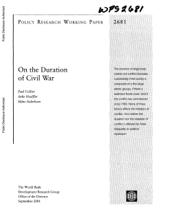 On the Duration of Civil War