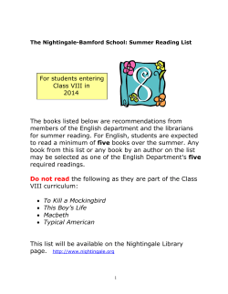 The books listed below are recommendations from members of the