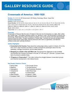 Crossroads of America - Indiana State Museum and Historic Sites