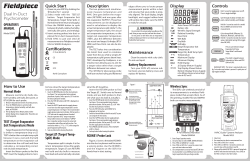 Dual In-Duct Psychrometer
