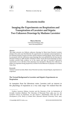 Imaging the Experiments on Respiration and