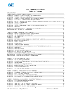 2013 Formula SAE Rules - SAE Students