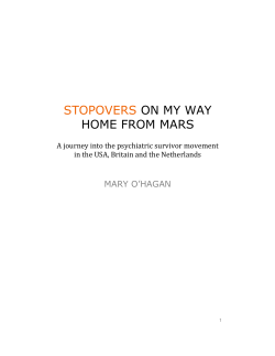 stopovers on my way home from mars