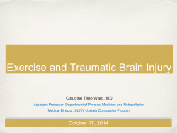 Exercise and Traumatic Brain Injury