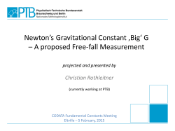Newton`s Gravitational Constant