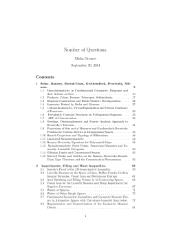 Number of Questions.