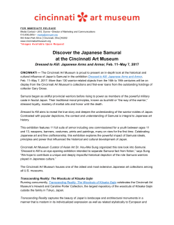 Discover the Japanese Samurai at the Cincinnati Art Museum