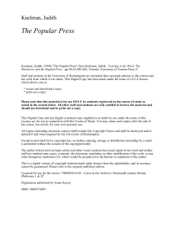 The Popular Press