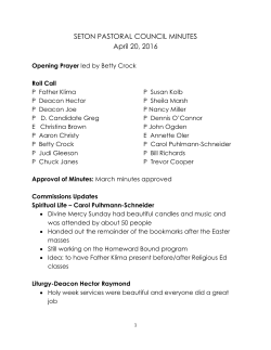 Minutes April 20, 2016