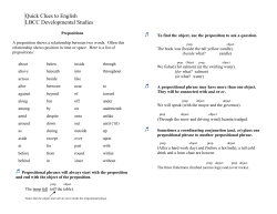 Quick Clues to English LBCC Developmental Studies