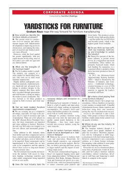 yardsticks for furniture