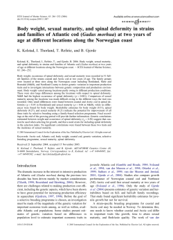 Body weight, sexual maturity, and spinal deformity in strains and