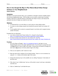 How to Use Google My Maps to Plan Nature