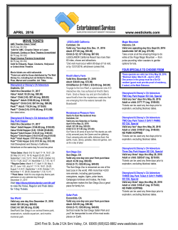 Mail-In Ticket Order Form