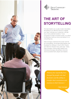 the art of storytelling