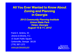 All You Ever Wanted to Know About Zoning and Planning in Georgia