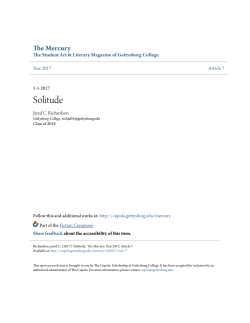 Solitude - The Cupola: Scholarship at Gettysburg College
