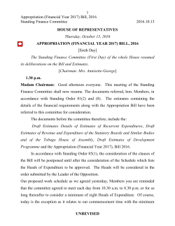 Hansard - Trinidad and Tobago Parliament