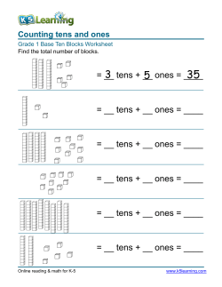 Count tens and ones-1
