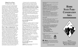 hobbs state park- conservation area