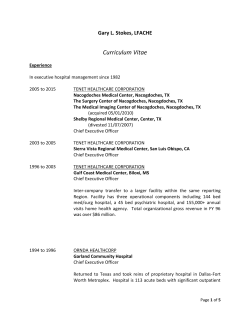 Curriculum Vitae - Stephen F. Austin State University
