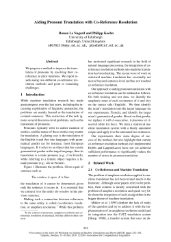 Aiding Pronoun Translation with Co