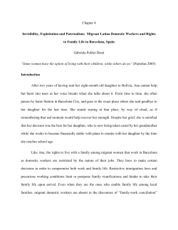 the Case of Migrant Domestic Workers from Latin