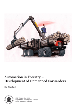 Automation in Forestry &ndash; Development of Unmanned
