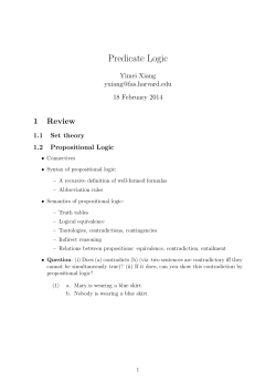 Predicate Logic