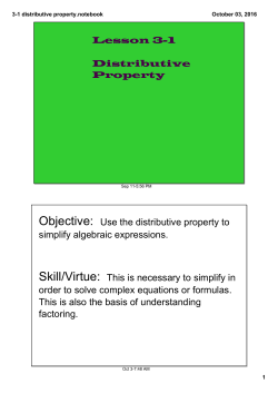 3-1 distributive property.notebook