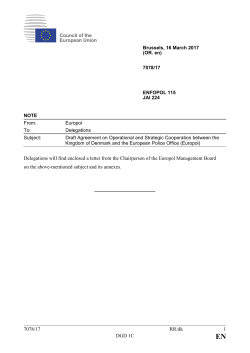 7078/17 RR/dk 1 DGD 1C Delegations will find enclosed a letter