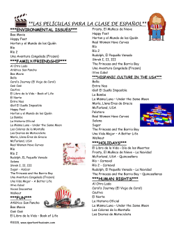 to this master list of Spanish movies