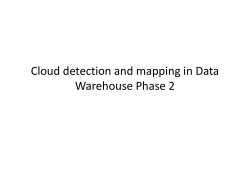 Clouds/haze detection methodology