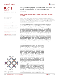 Isolation and evolution of labile sulfur allotropes via