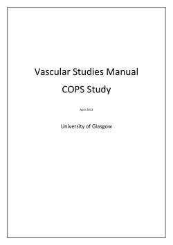 COPS study document - University of Glasgow
