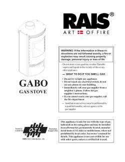 Gabo Gas 1 Master Manual Version 1