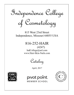 Our Catalog - Independence College of Cosmetology