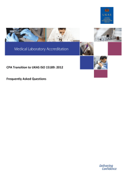 CPA ISO 15189 Transition FAQs
